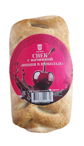 

Снек Инской с начинкой вишня в шоколаде 100 г