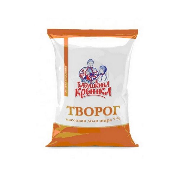 Творог Бабушкина крынка 7% 200г