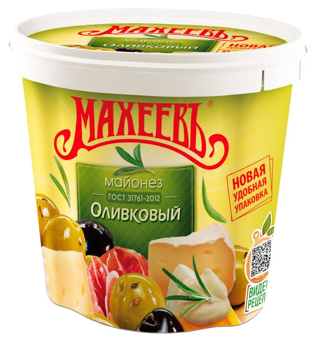 

Майонез Махеевъ Оливковый 50.5% 800 мл