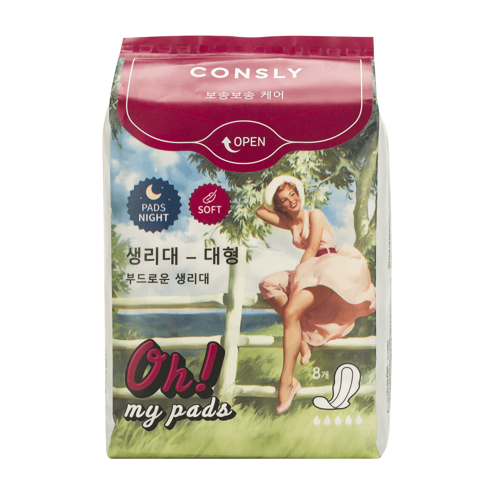 

Прокладки Consly Oh! My Pads ночные 8 шт.