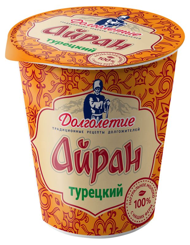 

Айран Долголетие Турецкий 1.8% 180 г