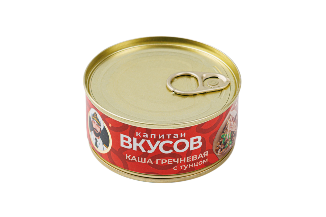 

Каша гречневая Капитан Вкусов с филе-кусочками тунца полосатого 170 г