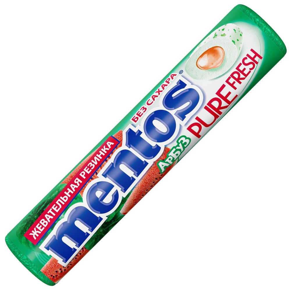 

Жевательная резинка Mentos Pure Fresh вкус Арбуз 15.5 г