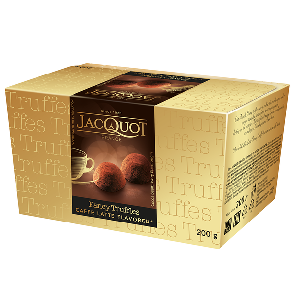 Конфеты Jacquot Фантазия трюфели со вкусом кофе латте 200 г
