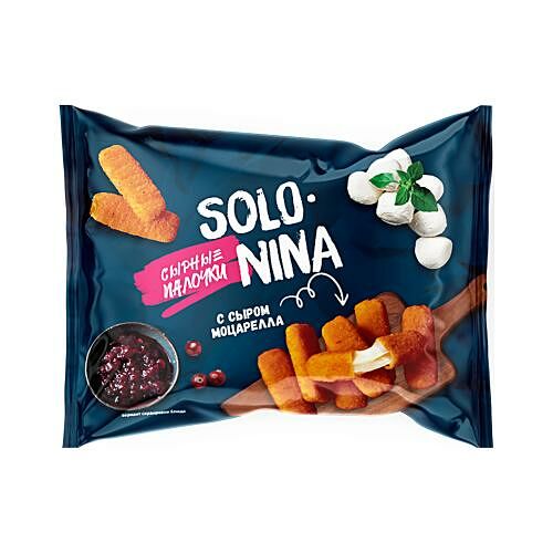 Сырные палочки SoloNina из моцареллы в панировке 300 г