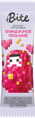 

Батончик протеиновый Take a Bite глазированный Фундучное пралине 40 г
