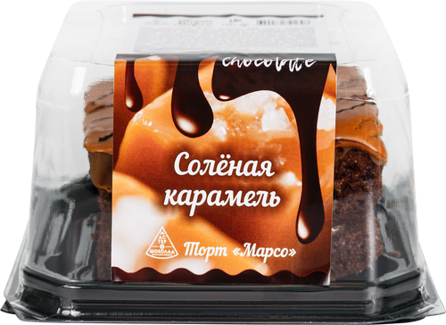 

Торт КОНФИ-ТЕРРА Марсо с соленой карамелью, 350г