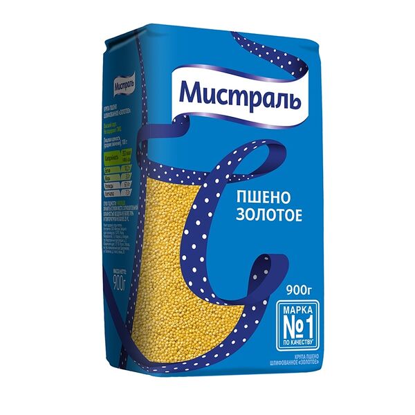 Пшено золотое Мистраль 900 г