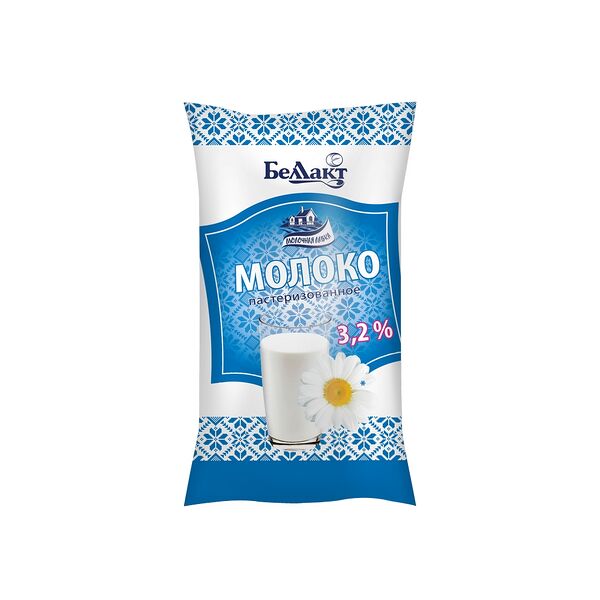 Молоко питьевое паст мдж 3,2 % п/пл 1л Молочная лавка
