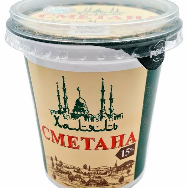 Сметана Уфагормолзавод Халяль 15%