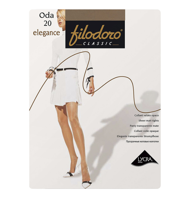 

Колготки женские Oda Eleganсе, Filodoro, цвет телесный, 20 den, размер 2, Сербия
