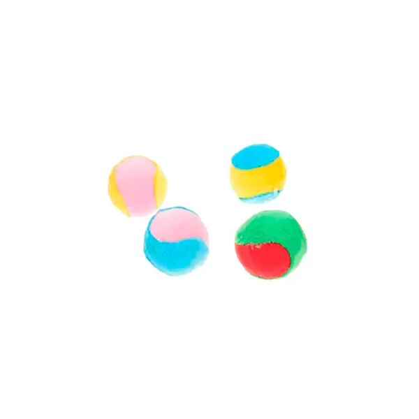 Игрушка для кошек Мяч-теннис плюш 3,8 см (4 шт)