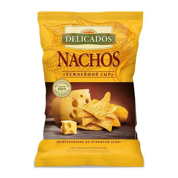Чипсы деликадос 150 г с сыром