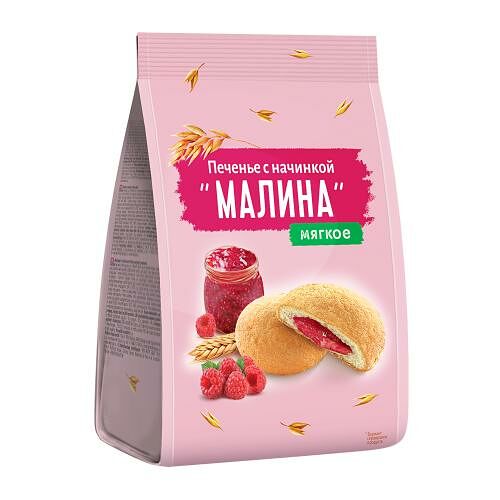 Печенье сдобное с начинкой Малина 200 г