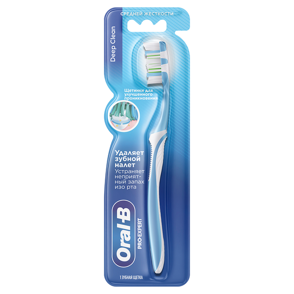 Зубная щетка Oral-B Pro-expert Deep Clean средняя 1 шт