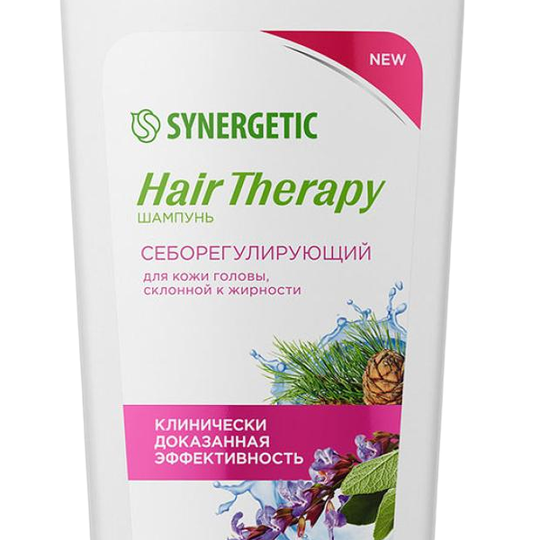 Шампунь для волос Synergetic Себорегулирующий 900 мл