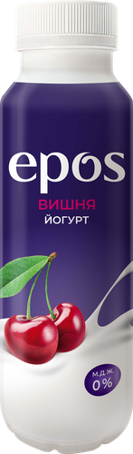 

Йогурт питьевой обезжиренный Epos вишня 250 г