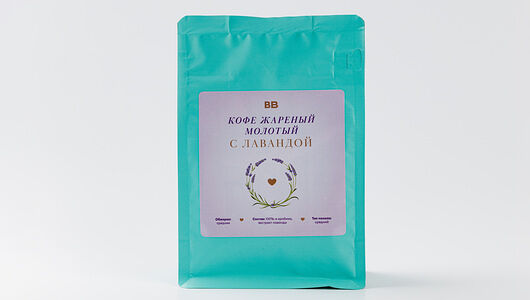 Кофе жареный молотый ВкусВилл с лавандой