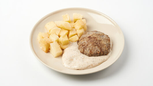 Бифштекс из говядины с картофелем, 260г