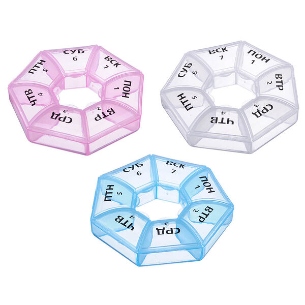 Бокс для таблеток Vetta, пластик, 