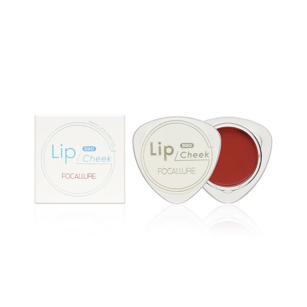 Кремовые румяна-помада Focallure Creamy Lip & Cheek Duo D06 5 г
