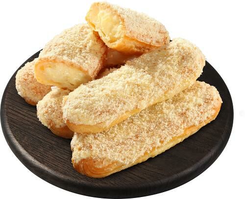 Пирожное заварное Эклер сливочный вкус