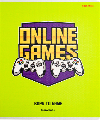 

Тетрадь Prof-Press Время играть Джойстики 48 листов клетка 1 шт в ассортименте