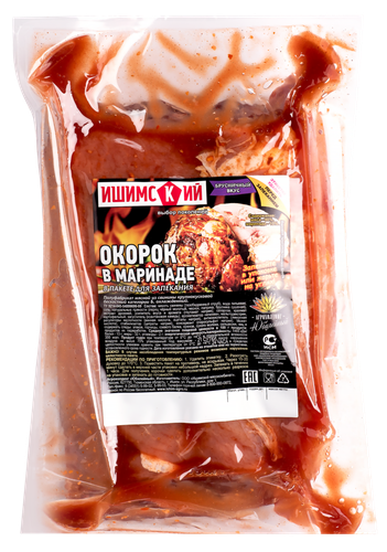 

Свинина ИШИМСКИЙ окорок в брусничном маринаде вес до 1.8 кг