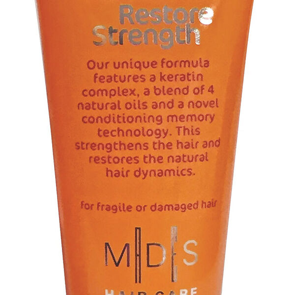 MADES COSMETICS Restore Strength Кондиционер для поврежденных и ломких волос восстанавливающий с кератином, 75 мл