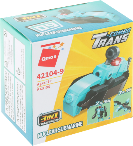 

Конструктор Qman Транспорт 1 шт., в ассортименте