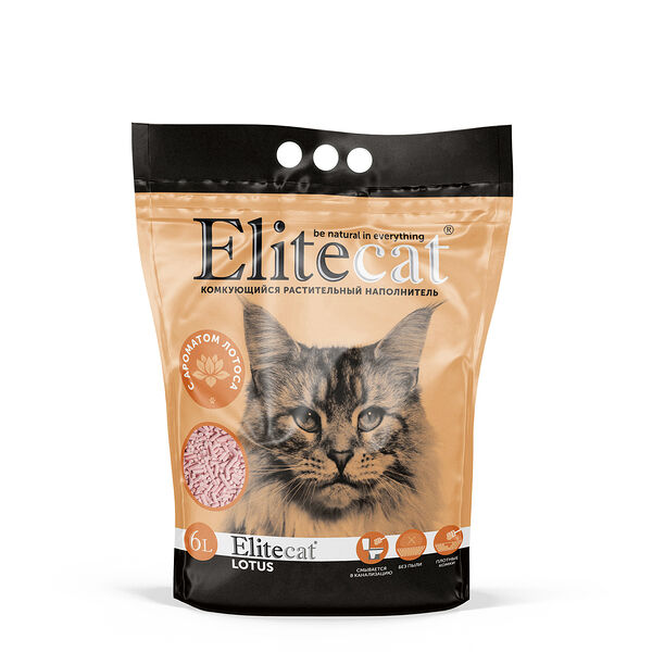 ELITECAT Наполнитель комкующийся, растительный 