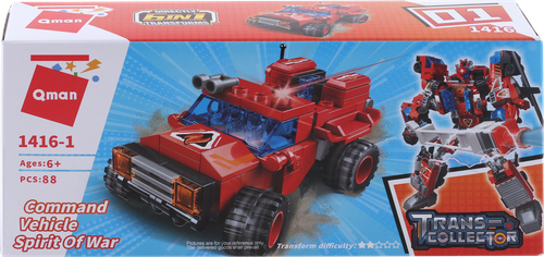 

Конструктор QMAN Транспорт, Арт. 1416