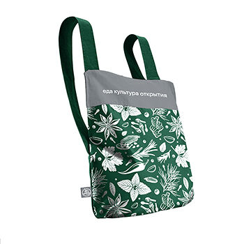 Рюкзак-шоппер Азбука вкуса 35х40 зелёный Yiwu Toolya Arts and Crafts Co.,Ltd 1 ш
