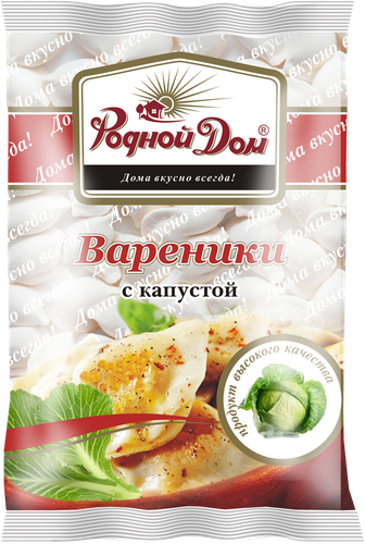 

Вареники Родной дом с капустой 800 г