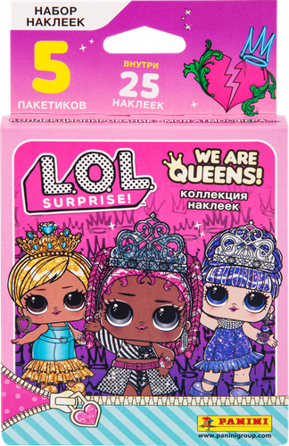 

Блистер с наклейками PANINI Lol-5