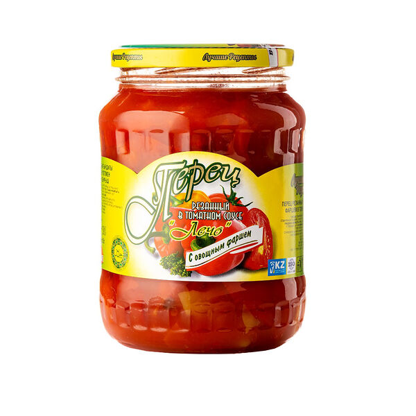 Перец резанный в томатном соусе 