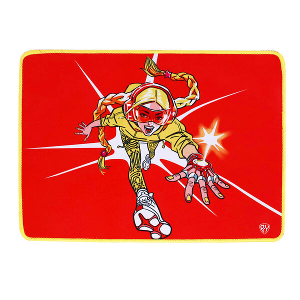 By коврик игровой, 360x260x2.5мм, с рисунком, полиэстер, каучук, заря