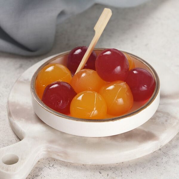 Шарики желейные Чёрная Смородина/Апельсин-Маракуйя