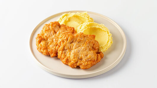 Котлета куриная с картофельным пюре