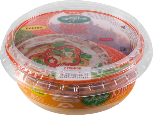 

Хумус Вкуснутинка с паприкой и петрушкой, 200 г