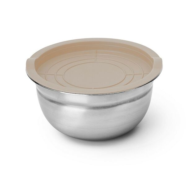 Миска с крышкой Happy Season, 2 л, нерж. сталь/пластик