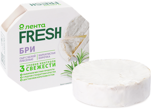 Сыр ЛЕНТА FRESH Бри 60%, без змж, 125г