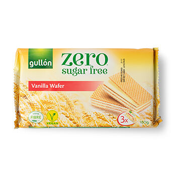 Вафли Gullon с ванильной начинкой без сахара, Испания