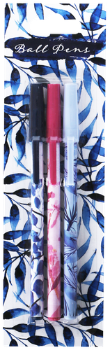 

Набор шариковых ручек ЛЕНТА KIDS Pink blues, синий, 3шт