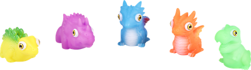 

Игровой набор для купания BIGGA Дракончики со световыми эффектами, 5 предметов