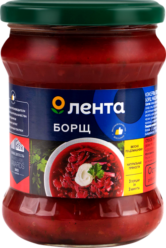 

Борщ Лента, 460 г