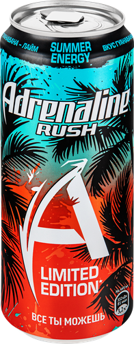 

Напиток энергетический Adrenaline Rush гуанабана-лайм 449 мл