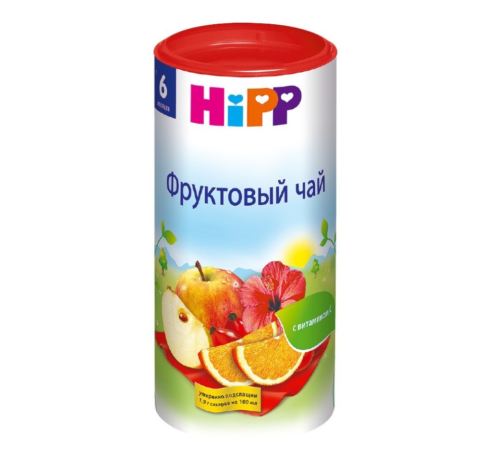 

Чай детский Hipp Фруктовый с 6 месяцев 200 г