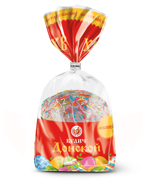 

Кулич Золотой колобок Донской 500 г