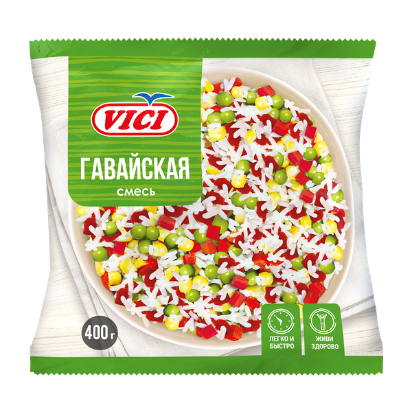 Смесь овощная Vici гавайская замороженная 400 г